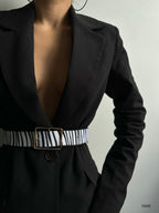 Zebra Patterned Waist