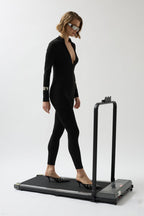 Zipper Detailed Black Tulum