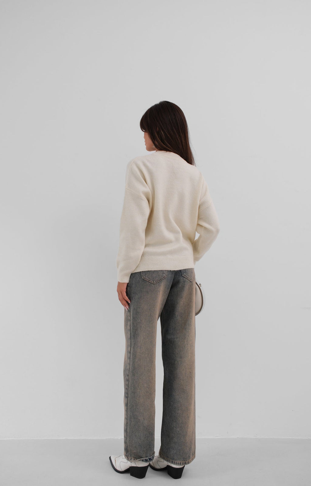 Fiyonk Islemeli Knit Sweater
