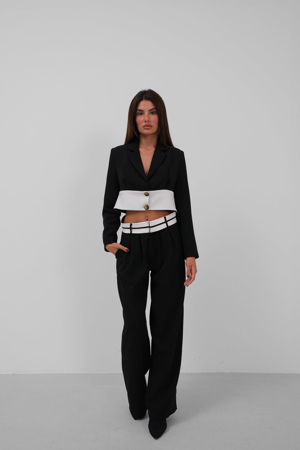 Garnili Jacket Pants Black Takim