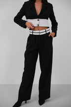 Garnili Jacket Pants Black Takim