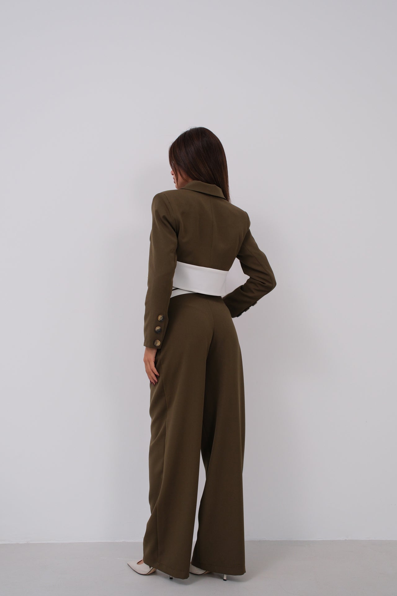 Garnili Jacket Pants Khaki Takim