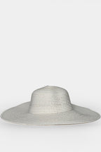 Wide Straw White Hat