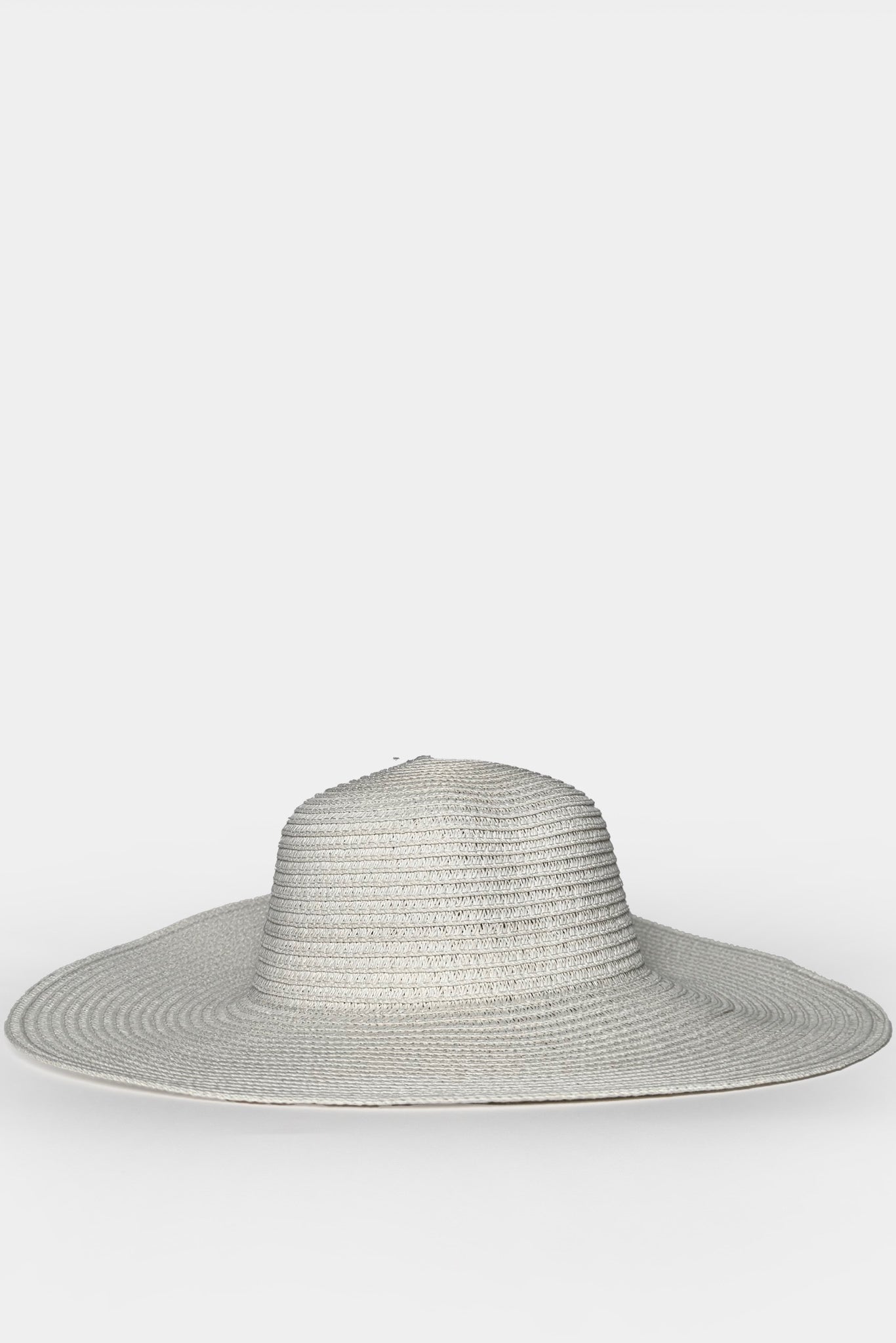 Wide Straw White Hat