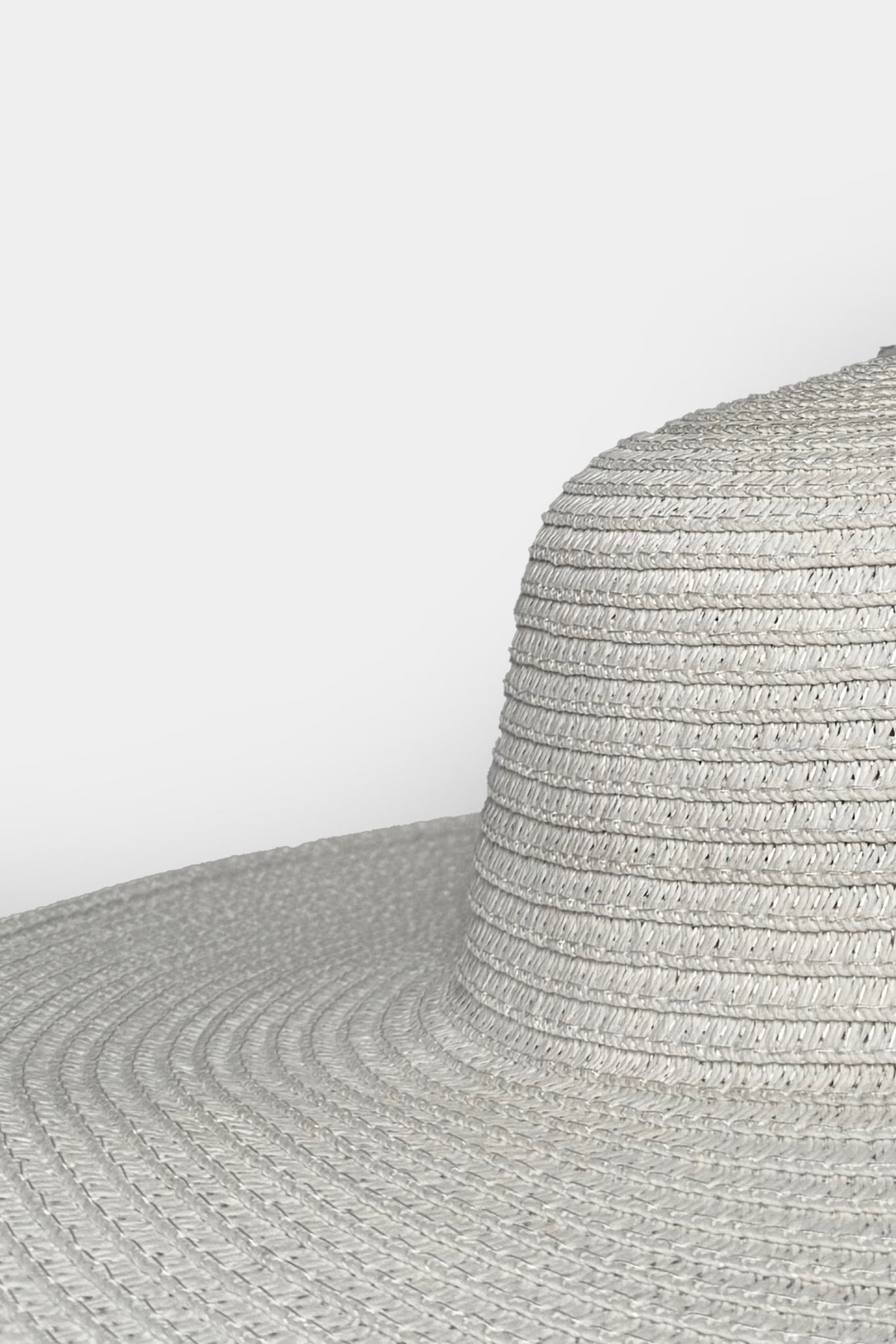 Wide Straw White Hat
