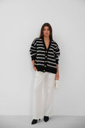 Gold Buttoned Brushed Cardigan