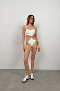 Ring Detay Buckle White Mayokini
