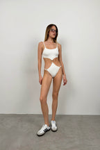 Ring Detay Buckle White Mayokini