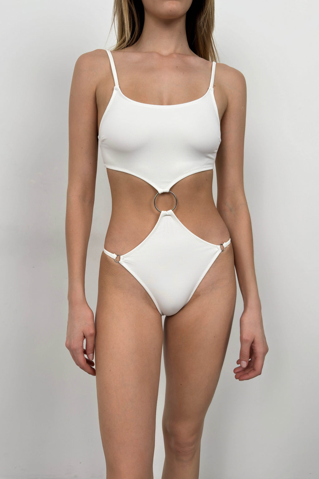 Ring Detay Buckle White Mayokini