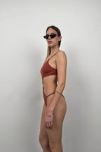 Ring Detay Buckle Brown Mayokini
