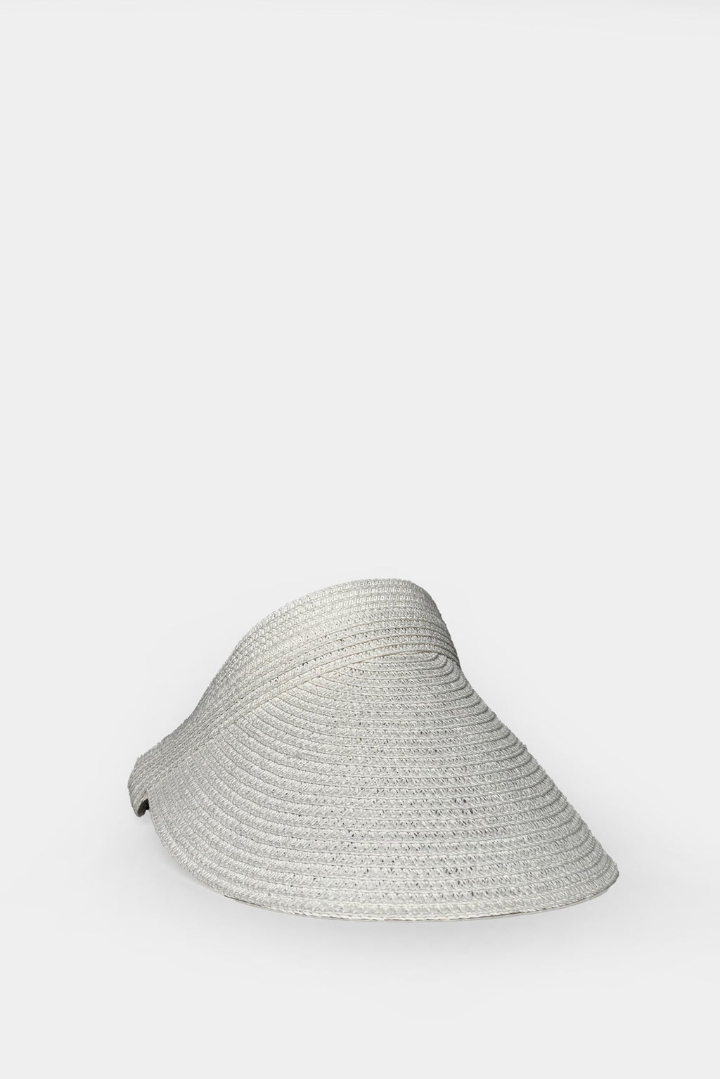 Straw Visor White Hat