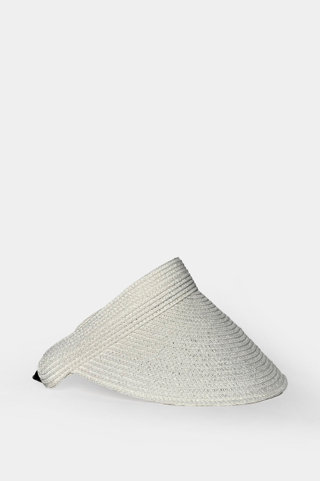 Straw Visor White Hat