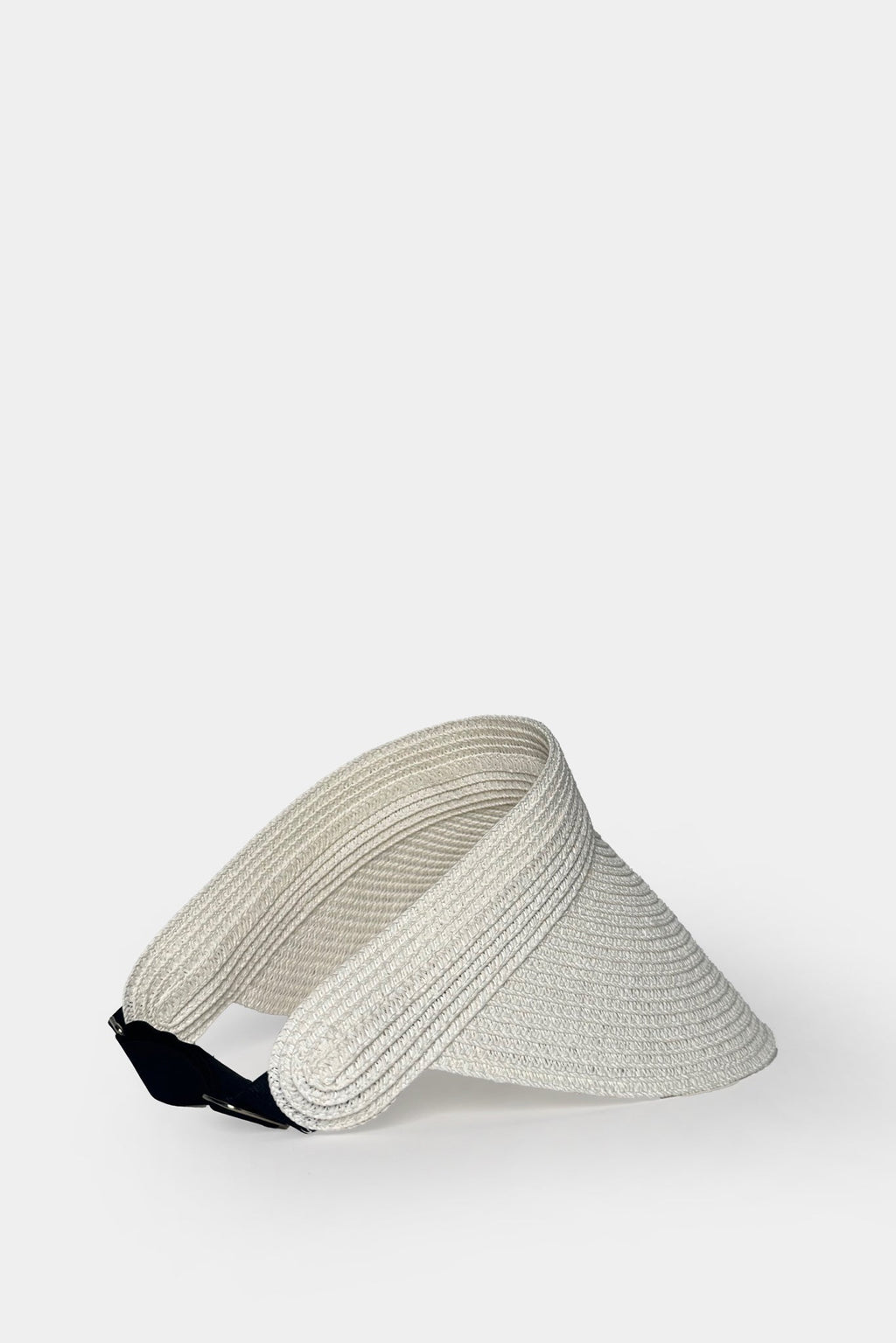 Straw Visor White Hat
