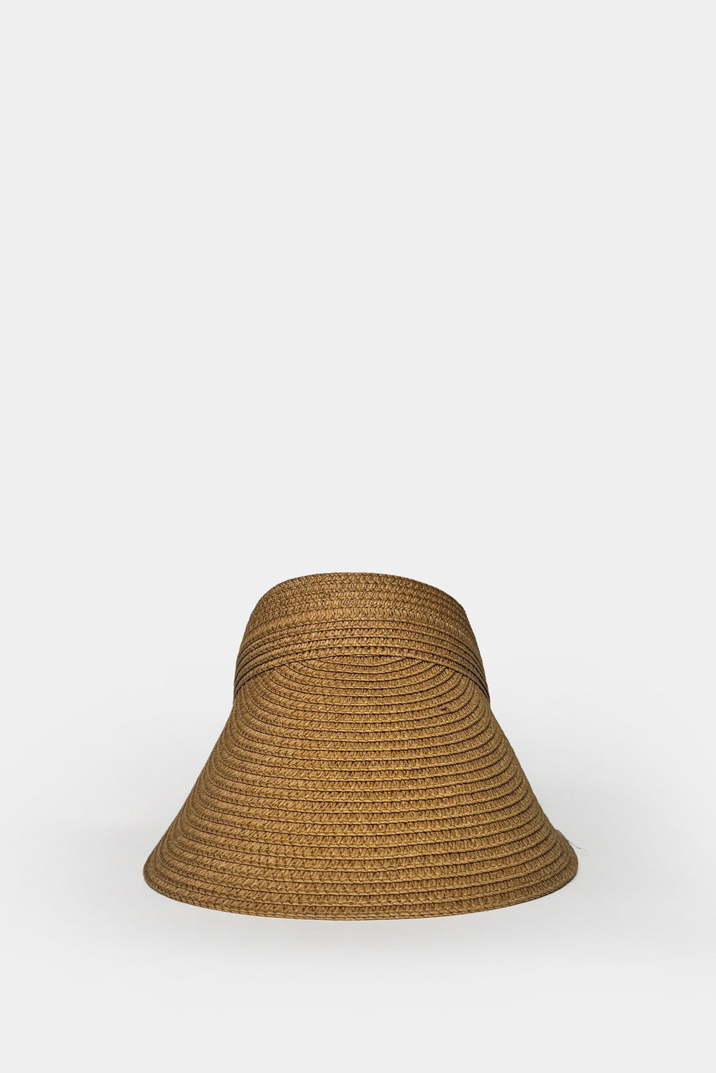 Straw Visor Beige Hat
