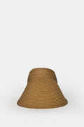Straw Visor Beige Hat