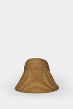 Straw Visor Beige Hat