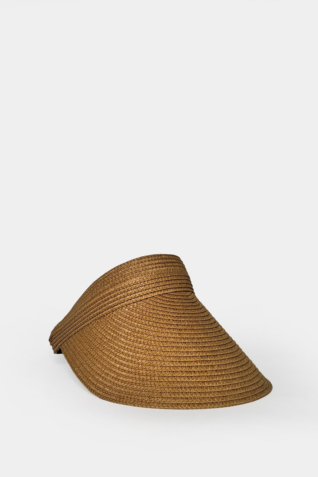 Straw Visor Beige Hat
