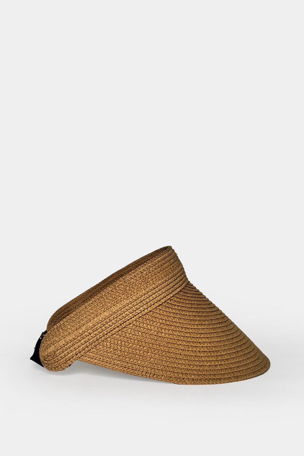 Straw Visor Beige Hat