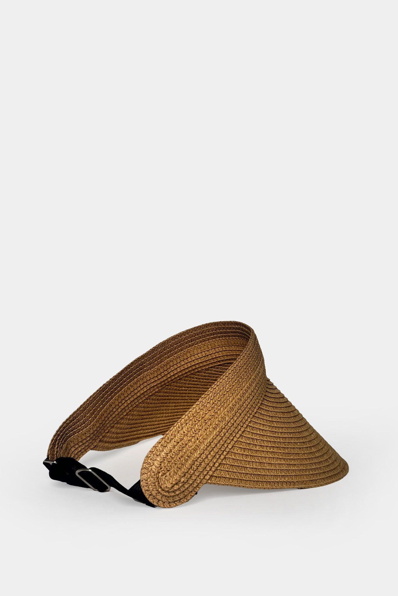 Straw Visor Beige Hat