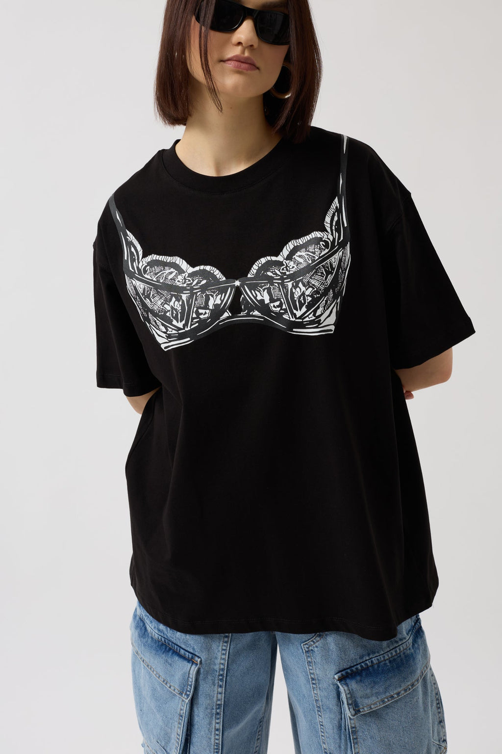 Underwear Detail Black T-Shirt