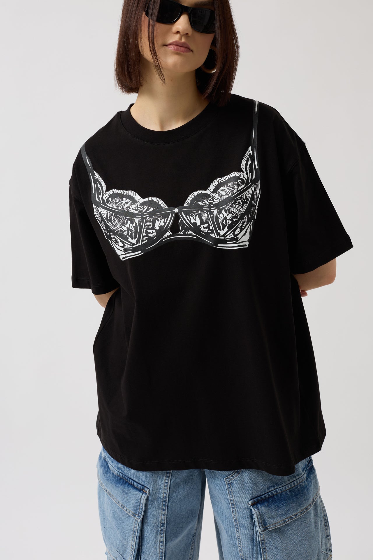 Underwear Detail Black T-Shirt