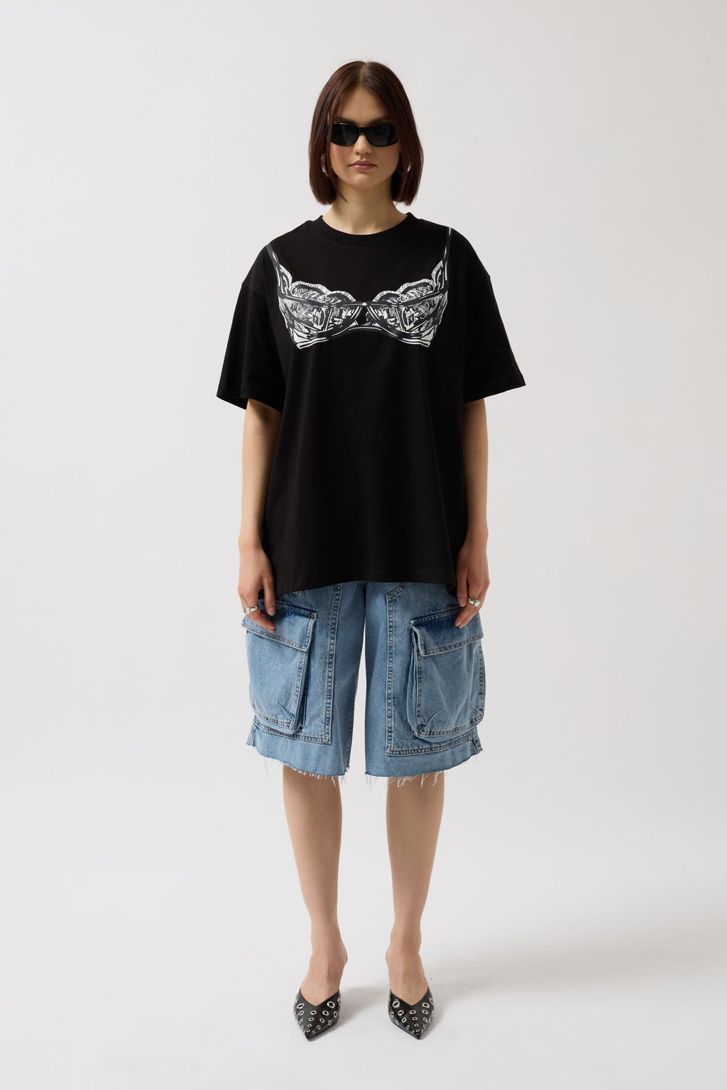 Underwear Detail Black T-Shirt