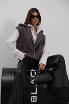 Fur-Lined Nappa Gray Andst