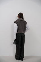 Fur-Lined Nappa Gray Andst