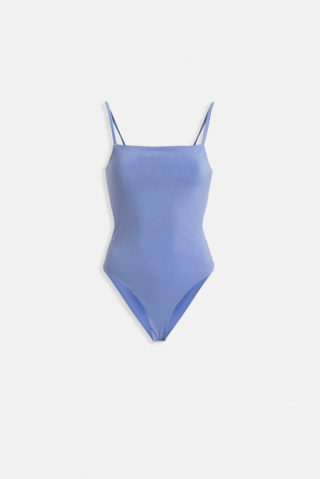 Spaghetti Strap Baby Blue Bodysuit