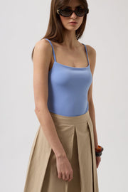 Baby Blue Bodysuit with Rope Straps