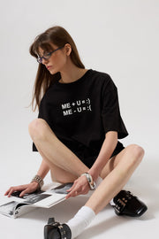 Embossed Black T-Shirt