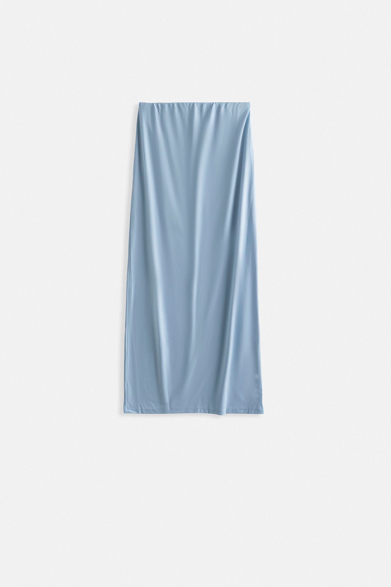 Pencil Midi Baby Blue Skirt
