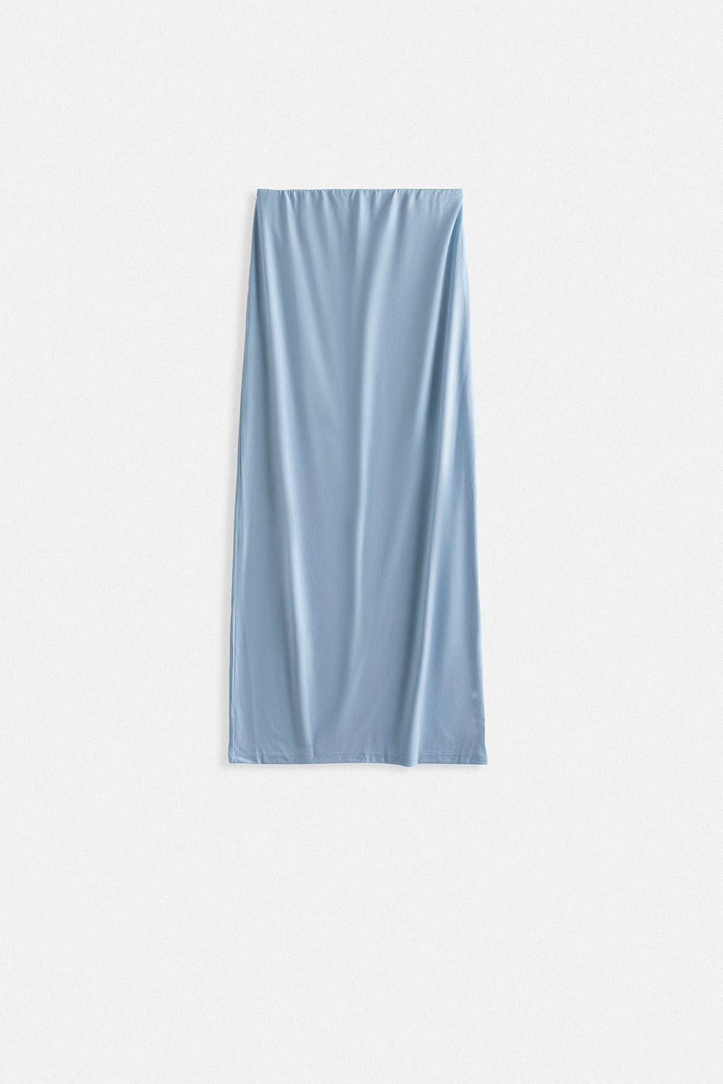 Pencil Midi Baby Blue Skirt