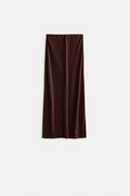 Pencil Midi Brown Skirt