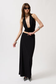 Pencil Midi Black Skirt