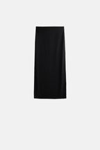 Pencil Midi Black Skirt