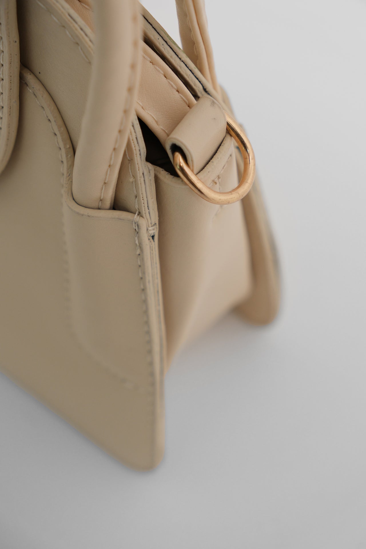 Flap Daily Beige Bag
