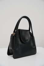 Flap Daily Black Bag