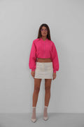 Quilted Bomber Fuchsia Jacket