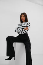 Cargo Pocket Black High Waist Pants