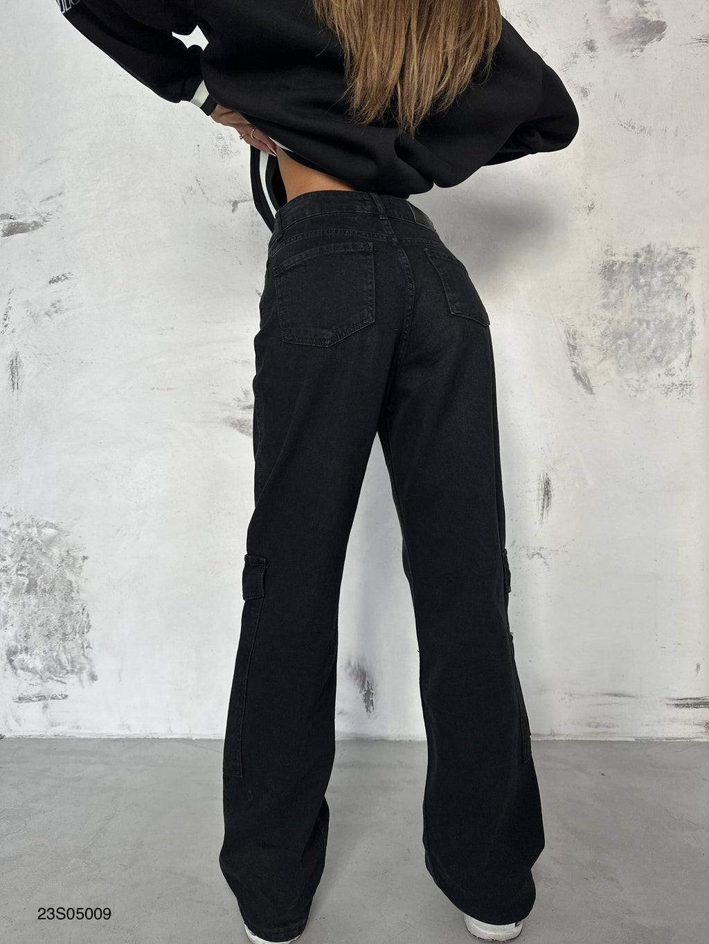 Kargo Pocket Detail Gray Jean