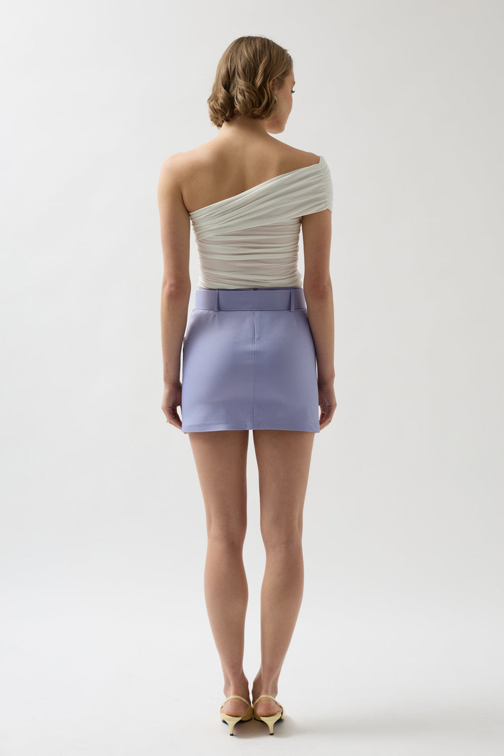 Waistted Lila Mini Skirt