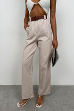 Waist Stone Palazzo Pants