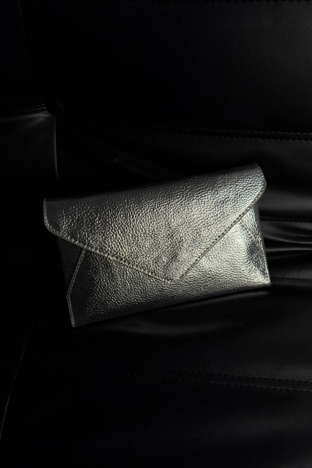 Lame Silver Zarf Bag