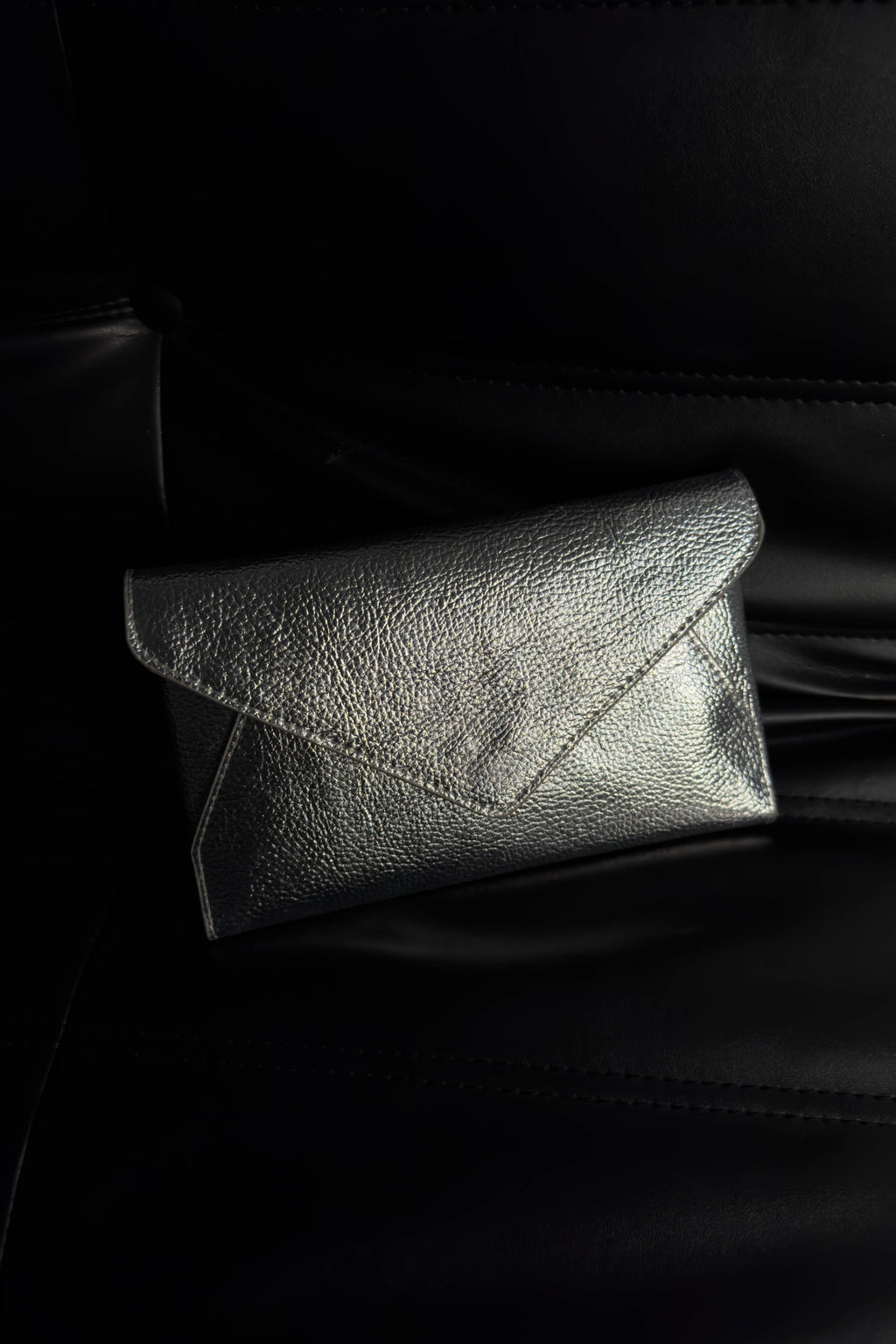 Lame Silver Zarf Bag
