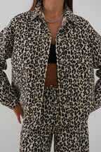 Leopardd Patterned Jacket