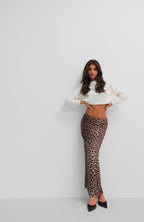 Leopard Print Maxi Skirt