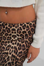 Leopard Print Maxi Skirt
