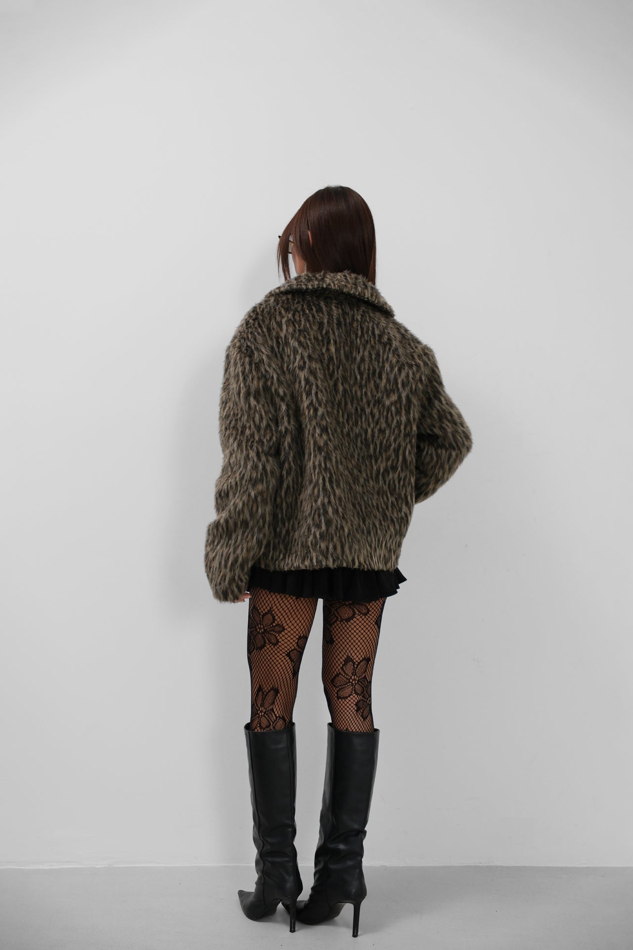 Leopard Fur-Lined Jacket