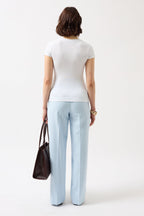 Stretch Basic White T-Shirt